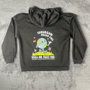 Tomorrow Needs You 988 Mental Health Affirmation Positivity Inspirational Hoodie